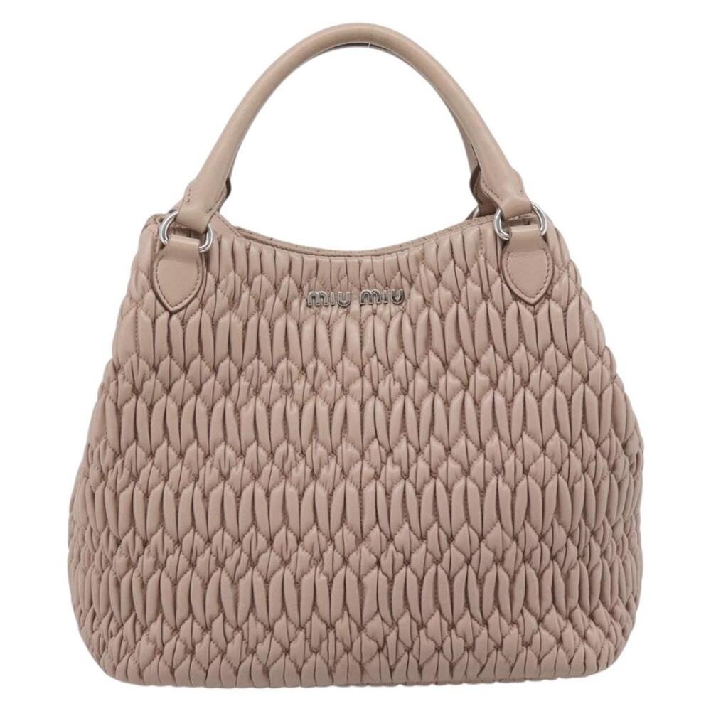 Miu Miu Matelasse Handbag Pink